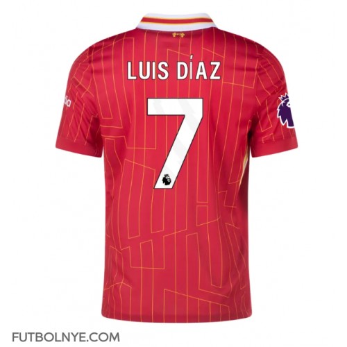 Camiseta Liverpool Luis Diaz #7 Primera Equipación 2024-25 manga corta